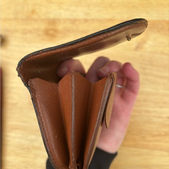 Louis Vuitton Brown Monogram Coin Pouch Change Purse Vintage - Picture 10 of 15